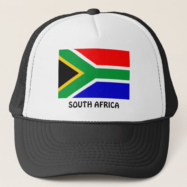 South Africa: Flag of South Africa Trucker Hat (Front)