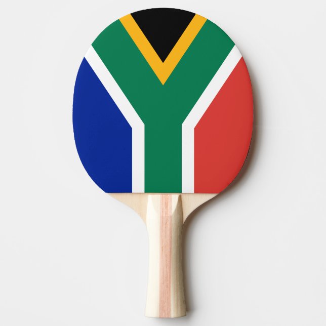 South Africa flag ping pong paddle for tabletennis (Front)