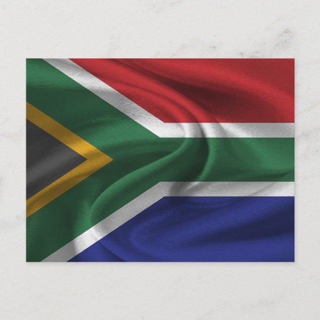 South Africa Flag Postcard (Front)
