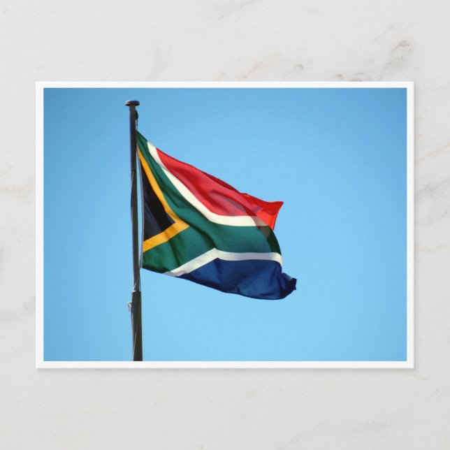 south africa flag postcard (Front)