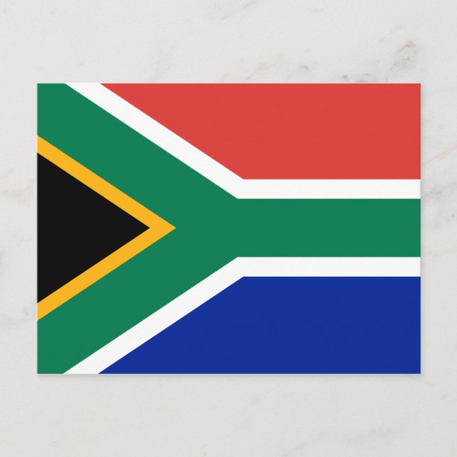 South Africa Flag Postcard (Front)
