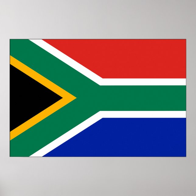 South Africa Flag Poster (Front)