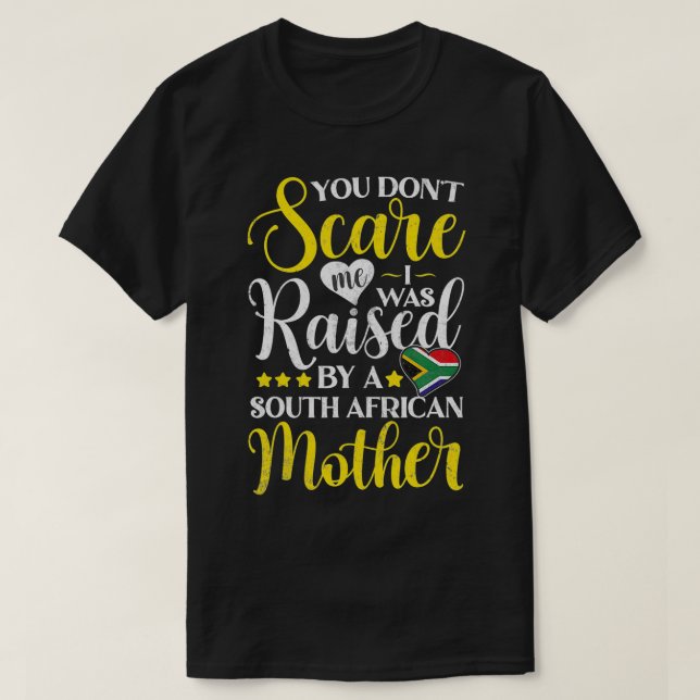 South Africa Flag Souvenirs for South Africans Men T-Shirt (Design Front)
