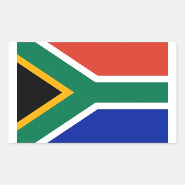 South Africa Flag Sticker (Front)