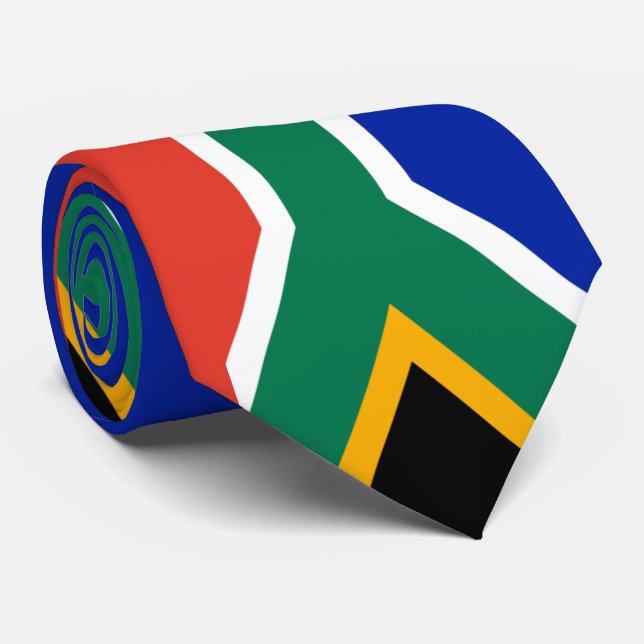 south africa flag tie (Rolled)