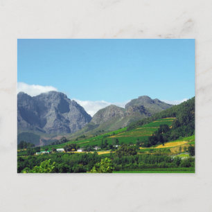 South Africa Franshoeck Mountains Postcard