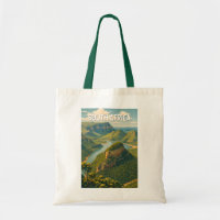 South Africa Illustration Travel Art Vintage