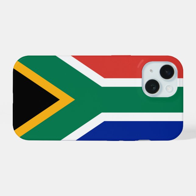 South Africa iPhone 15 Case (Back Horizontal)