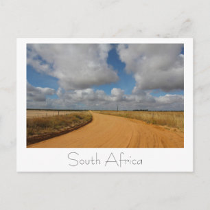 South Africa Landscape Road Scenery Postcard