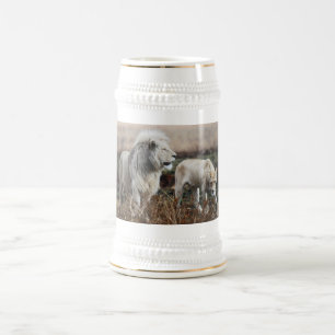 South Africa Lion as king Beer Stein