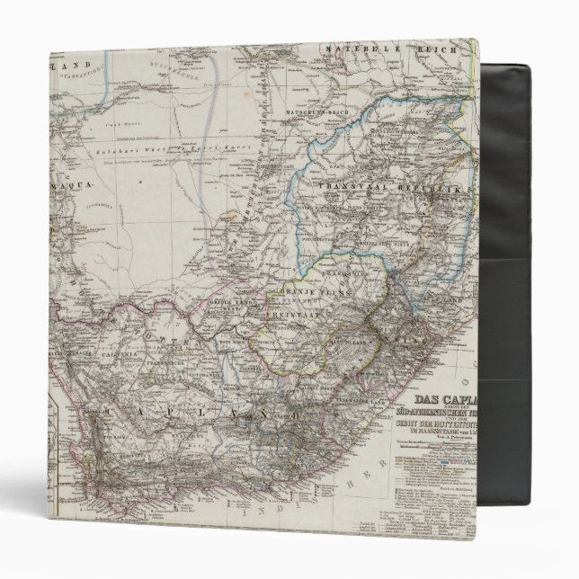 South Africa Map Binder (Front/Inside)