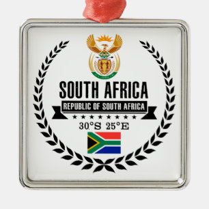 South Africa Metal Ornament