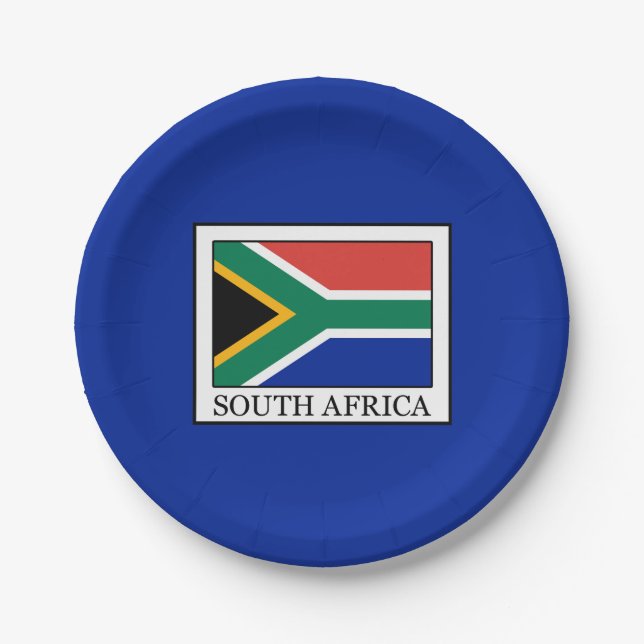 South Africa Paper Plate (Front)