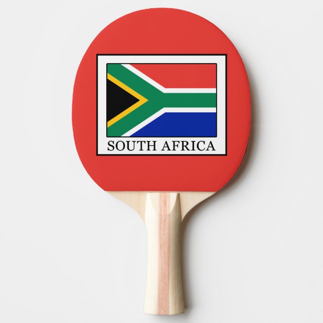 South Africa Ping Pong Paddle (Front)