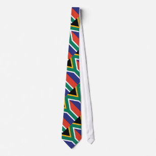 South Africa Plain Flag Tie