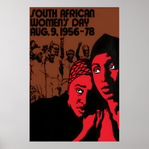 South Africa Political Poster Women's day 1978 Art