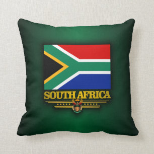 South Africa Pride Throw Pillow