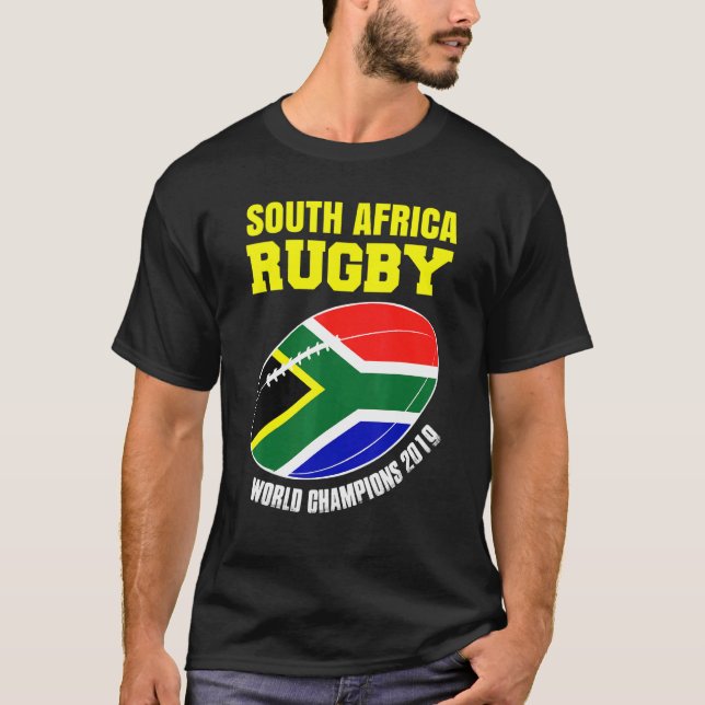 South Africa Rugby World Champions Support T-Shirt (Front)