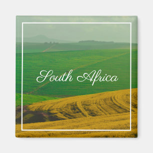 South Africa Rural Landscape Canola Fields Magnet