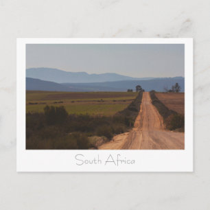 South Africa Rural Landscape Road SA Postcard
