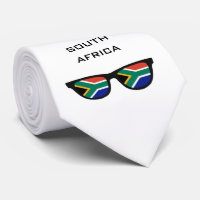 South Africa Shades custom text & colour tie