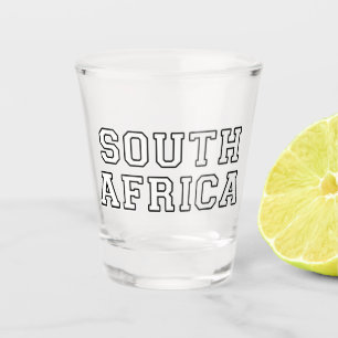 South Africa Shot Glass
