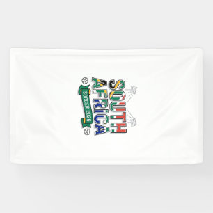 South Africa Soccer 2026 Soccer Bold Country Typog Banner