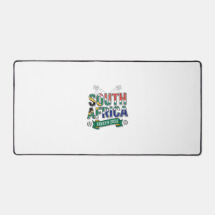South Africa Soccer 2026 Soccer Bold Country Typog Desk Mat