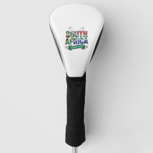 South Africa Soccer 2026 Soccer Bold Country Typog Golf Head Cover