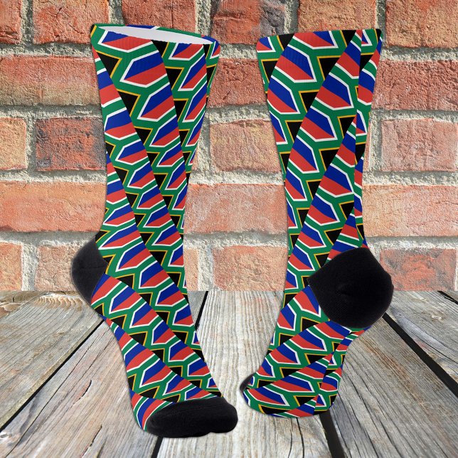 South Africa Socks, patriotic fashion African Flag Socks (Creator Uploaded)