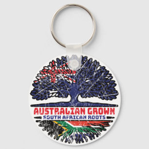 South Africa South African Australian Australia Keychain