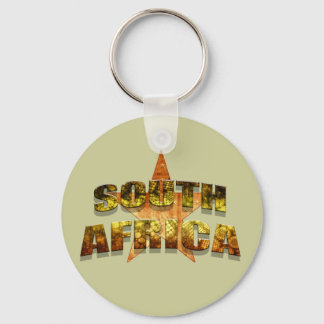 South Africa Star Tees & South African Star gifts Keychain