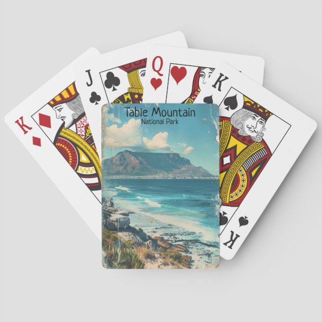 South Africa Table Mountain National Park Playing Cards (Back)