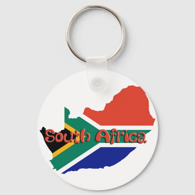 South Africa theme Keychain (Front)