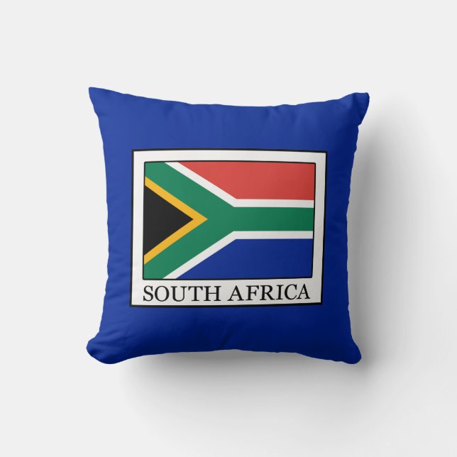 South Africa Throw Pillow (Front)