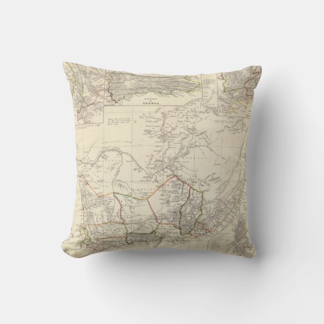 South Africa Throw Pillow (Front)