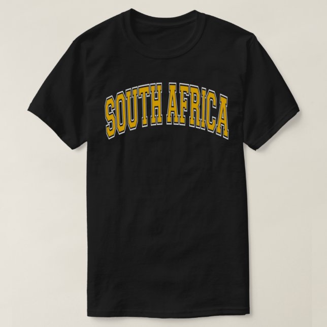 South Africa Varsity Style Amber Tet Pullover  (Design Front)