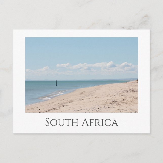 South Africa Velddrif Beach Ocean View Nature Postcard (Front)