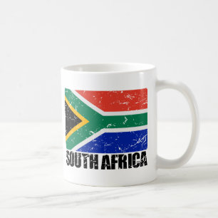 South Africa Vintage Flag Coffee Mug