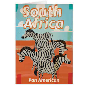 South Africa Vintage Travel Poster