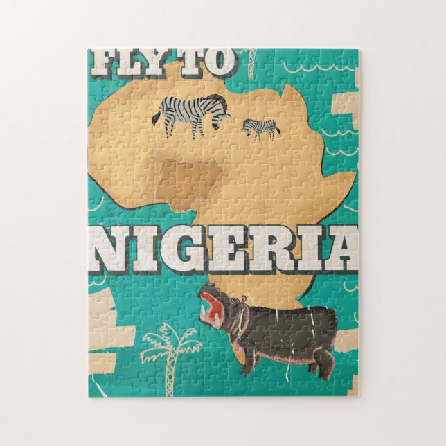 South Africa Vintage Travel poster Jigsaw Puzzle (Vertical)