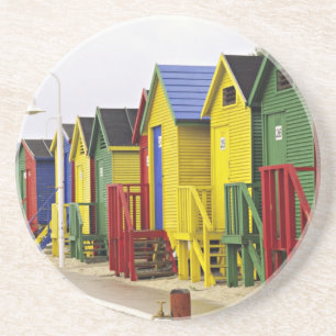 South Africa, Western Cape, St James. Colourful Coaster