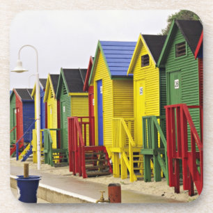 South Africa, Western Cape, St James. Colourful Coaster