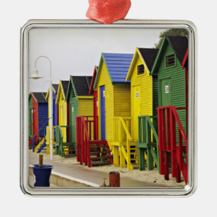 South Africa, Western Cape, St James. Colourful Metal Ornament