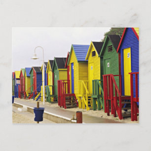 South Africa, Western Cape, St James. Colourful Postcard