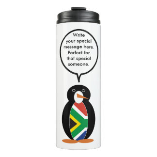 South Africa Wildlife Penguin Personalized Gift Thermal Tumbler