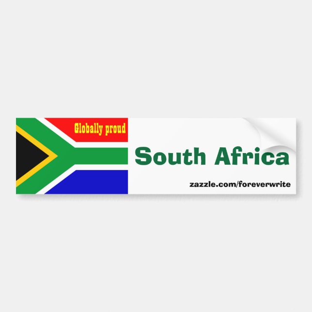 South African Bumper Sticker (Front)
