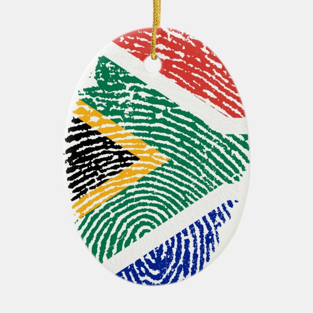 South African Ceramic Ornament (Front)