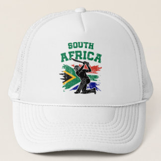 South African Cricket, South Africa Flag fan Gift Trucker Hat