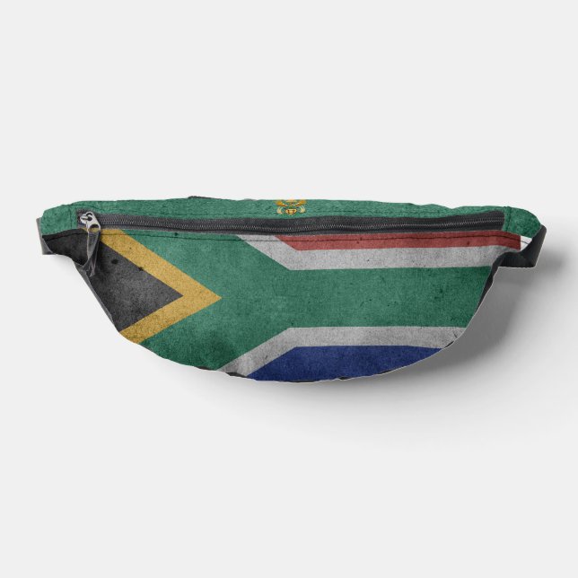 South African flag and emblem Fanny Pack (Lay Down)